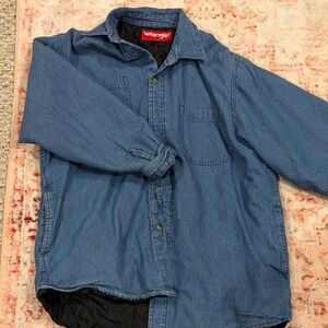 Men’s Insulated Wrangler Blue Denim Jacket